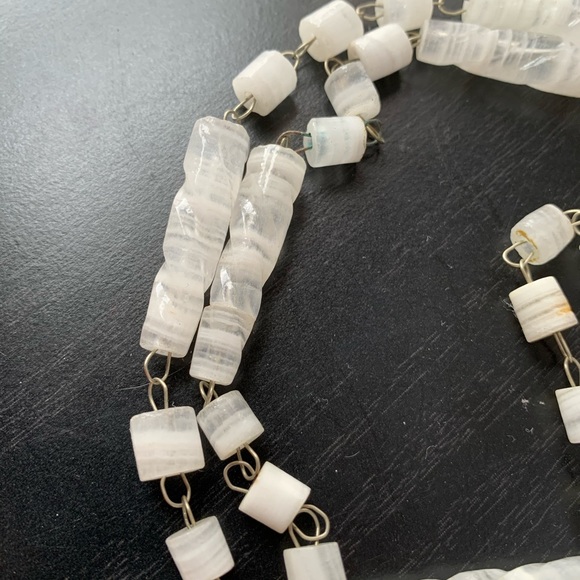 Vintage Mexican Quartz Tribal Mask Necklace - Picture 5 of 9